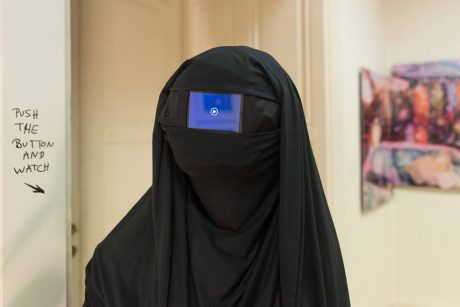 Black veiled woman von Kamikatse und Kris Kind